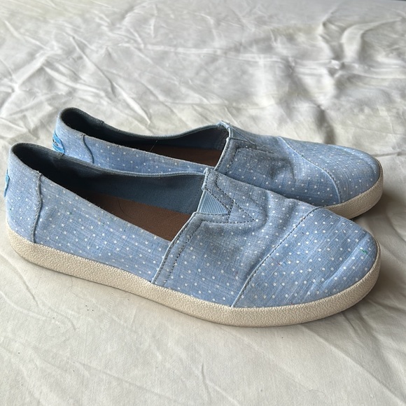 Blue polka dot Toms - Picture 2 of 5